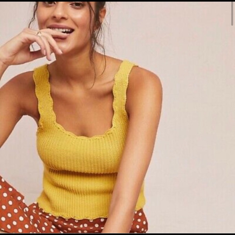 Anthropologie knit tank
